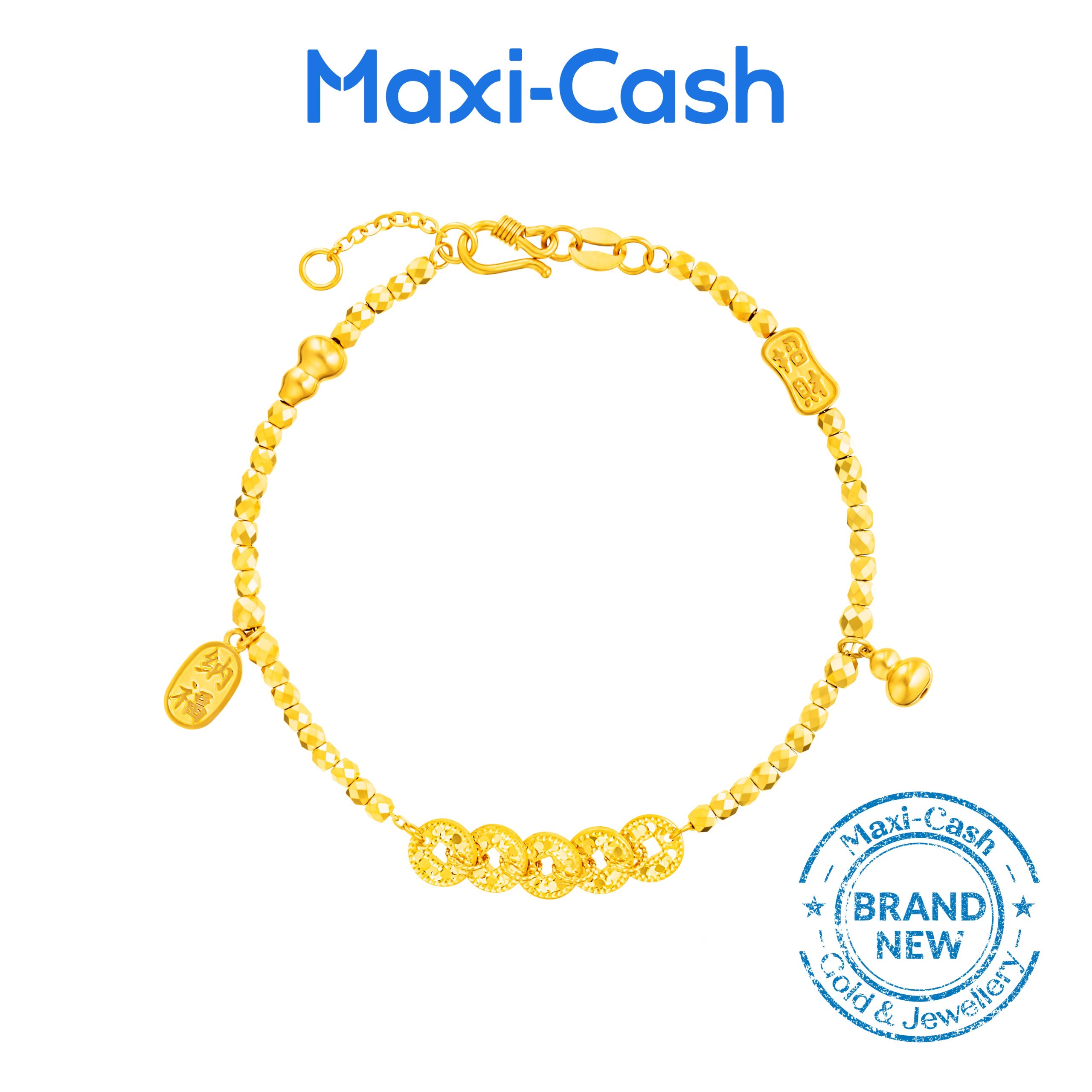 Fortune Flow Bracelet in 999 Gold