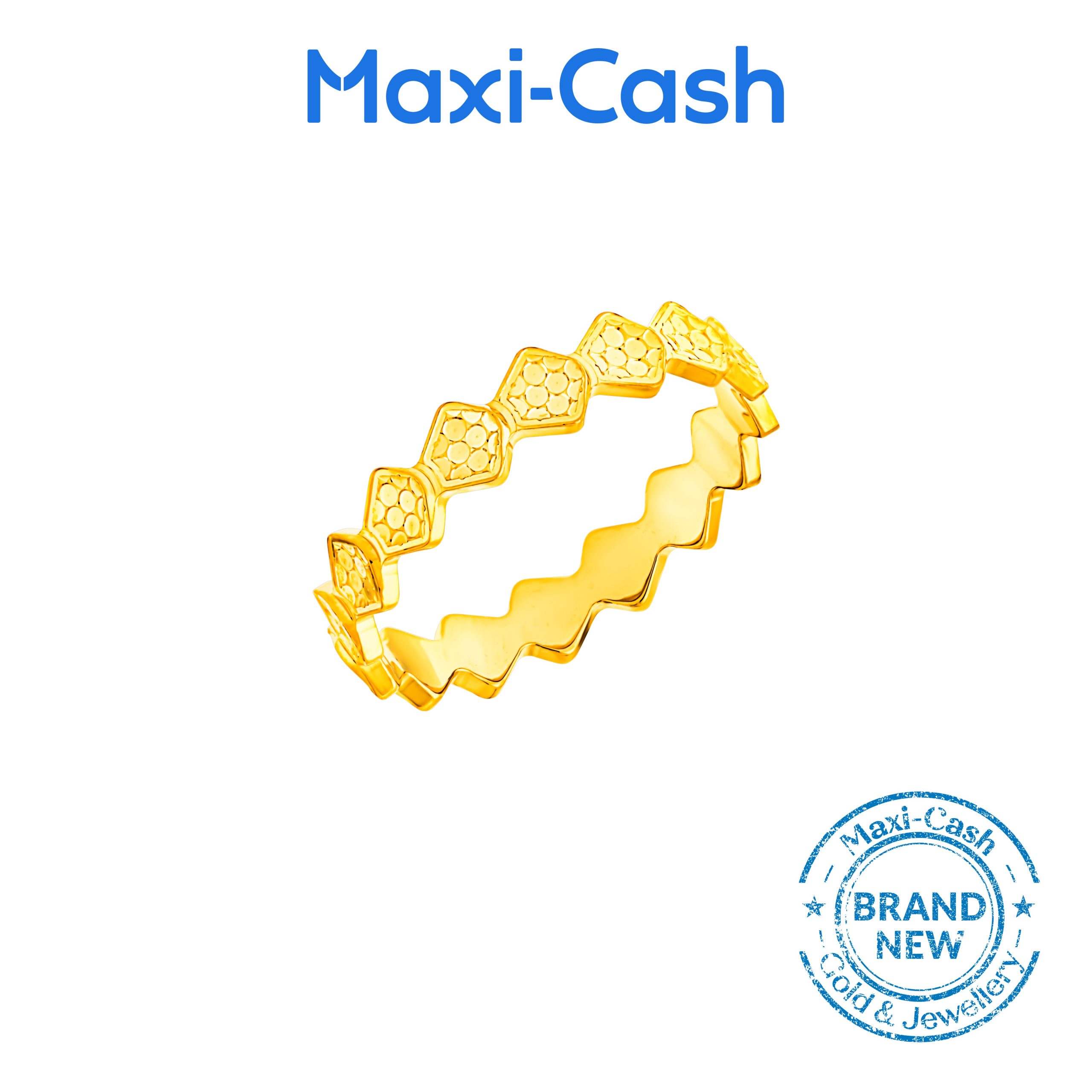Golden Radiance Ring in 999 Gold