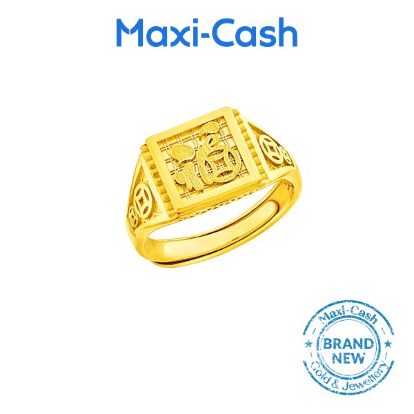 Blessings of Wealth Ring in 999 Gold