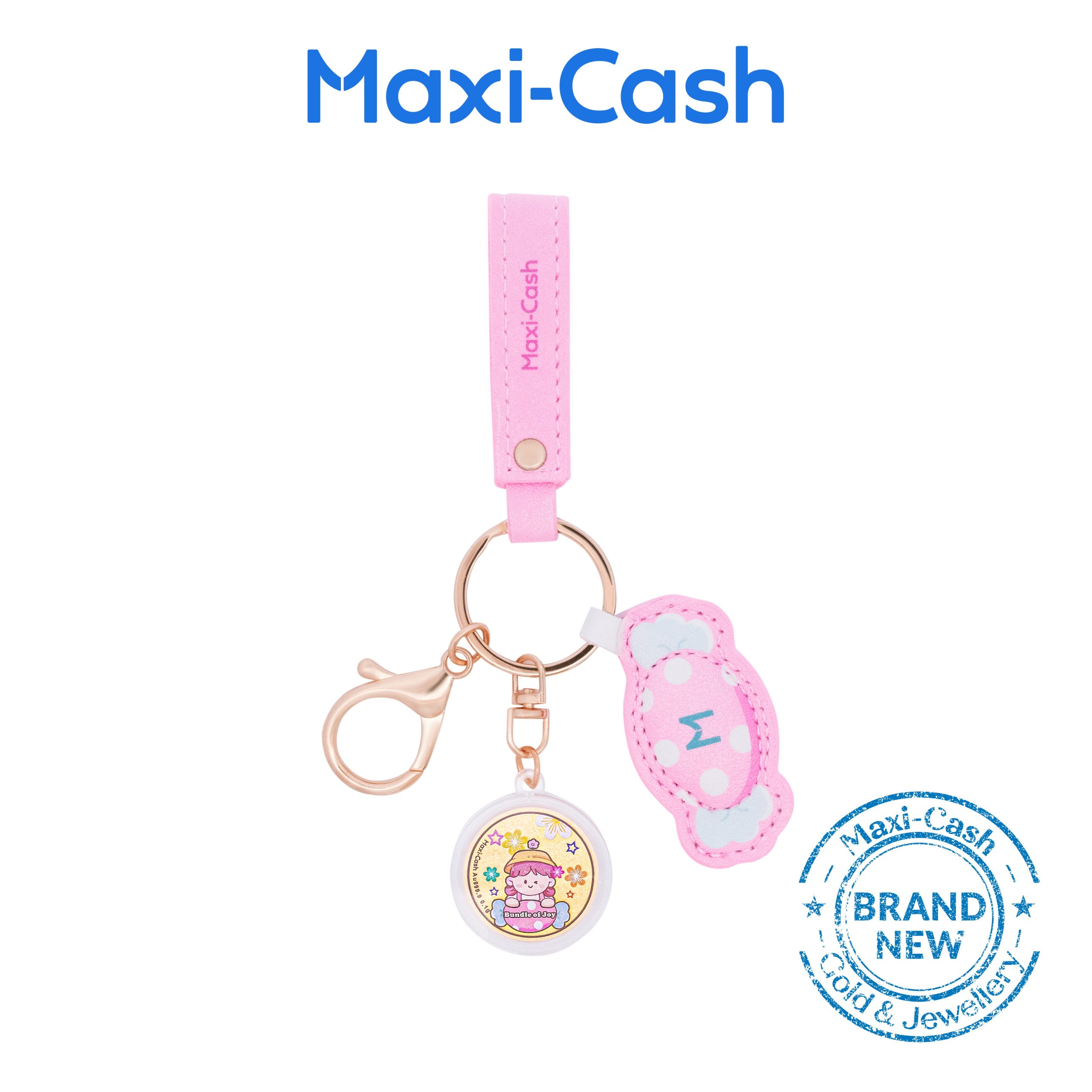 Bundle of Joy (Girl) Gold Charm in 999 Gold