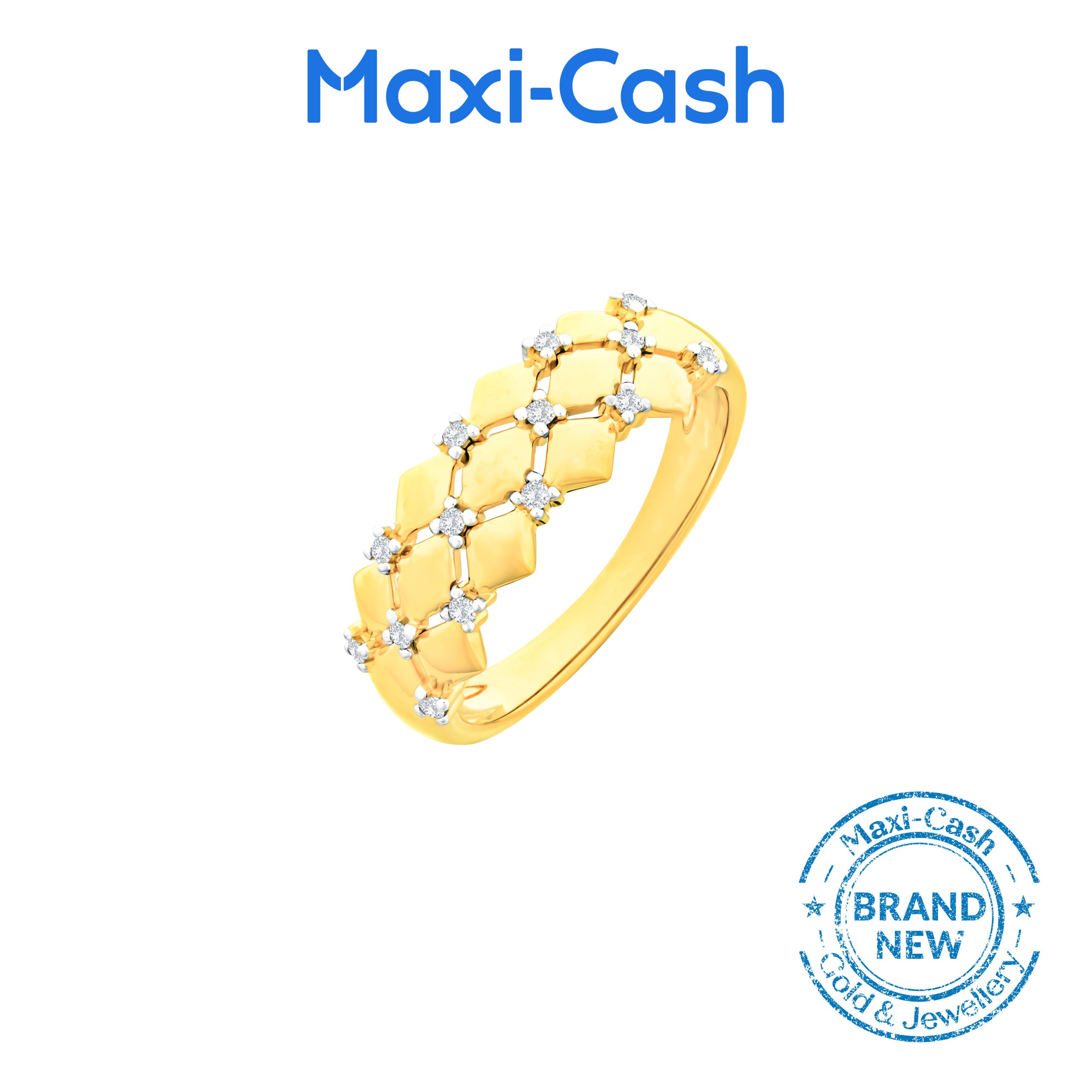 Lustre Radiance Diamond Ring in 14K Yellow Gold