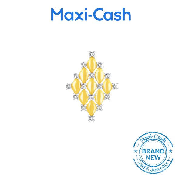 Lustre Radiance Diamond Pendant in 14K Yellow Gold - Image 2