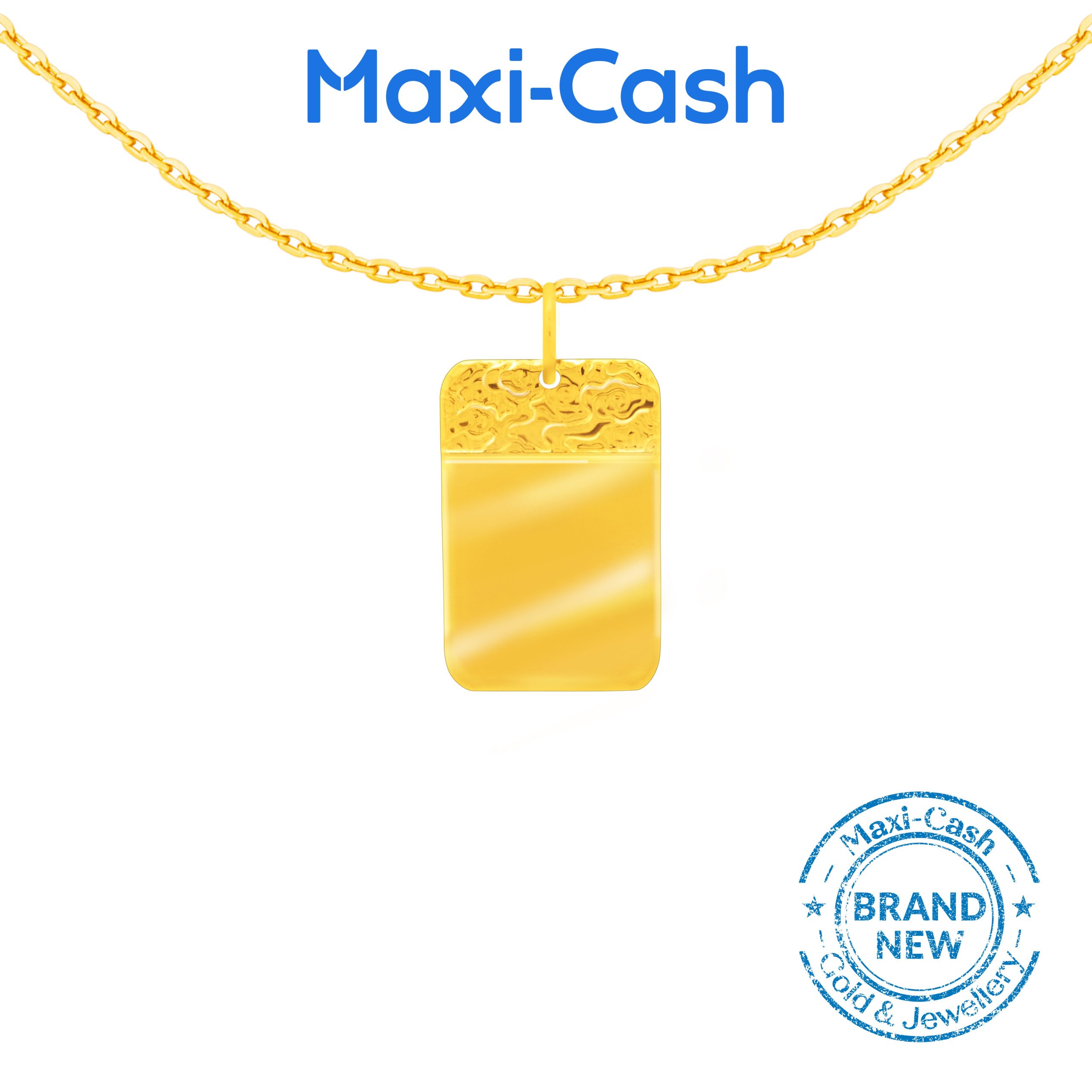 Golden Serenity Pendant in 916 Gold