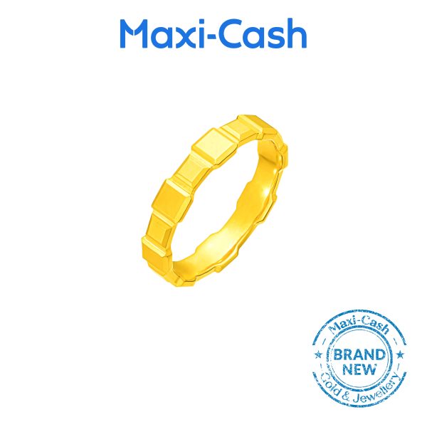 Cubix Glow Ring in 916 Gold