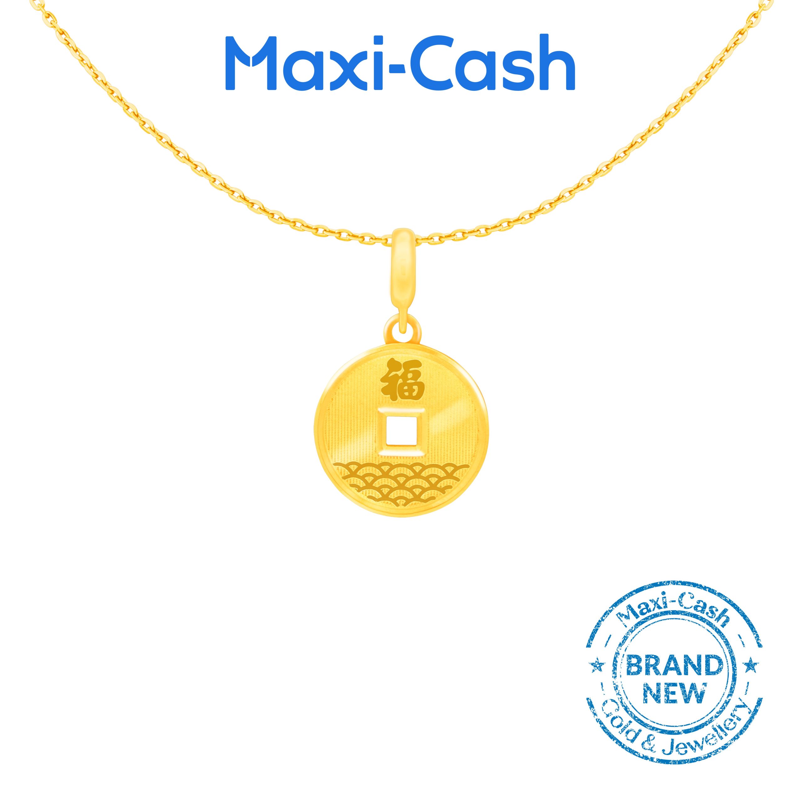 Weaves of Fortune Pendant in 916 Gold