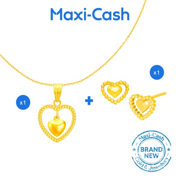 Amore Beads Pendant and Earrings Bundle Deal