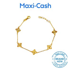 Golden Fleur Bracelet in 916 Gold