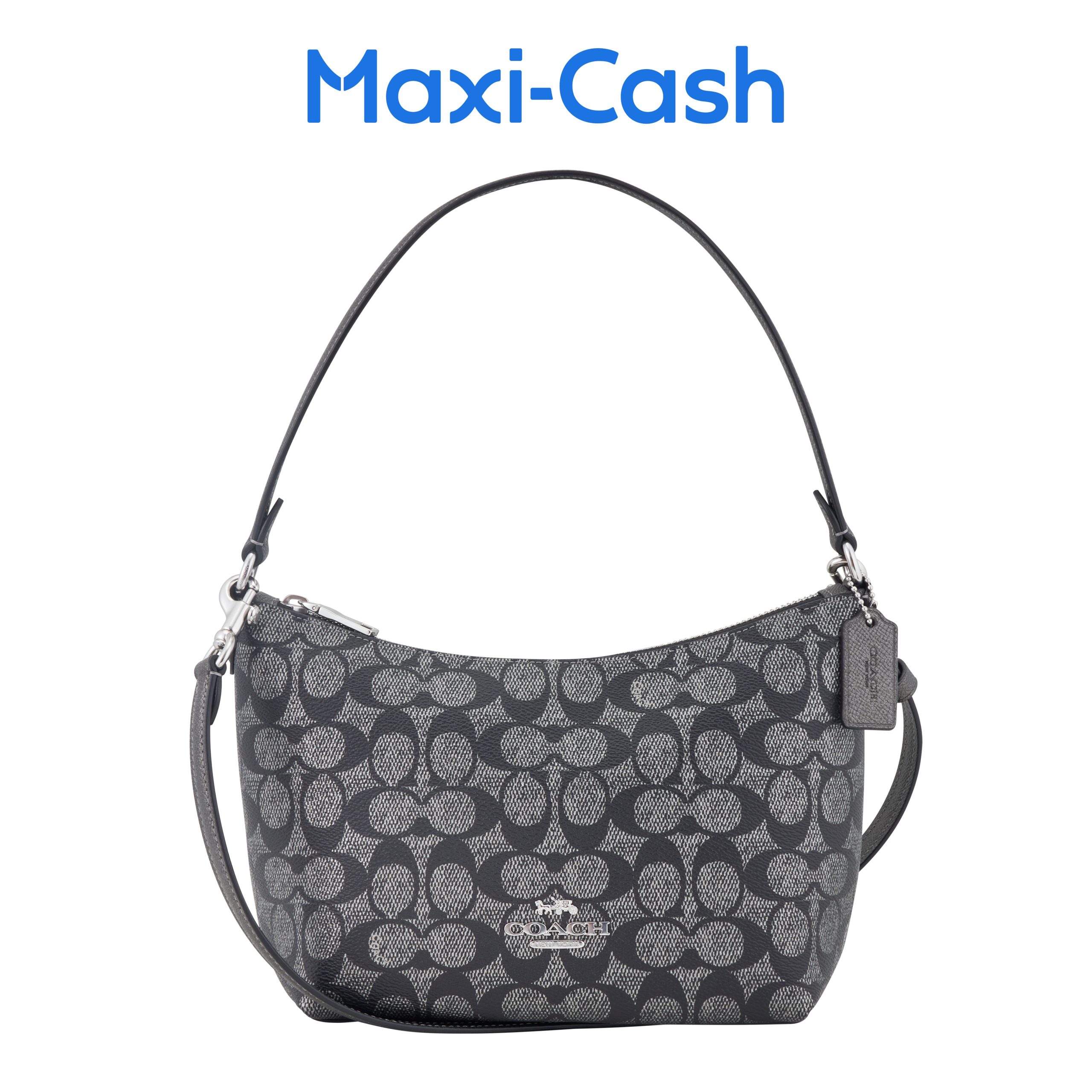 Coach Zip Top Shoulder Bag CW391-SVNI (Unused)