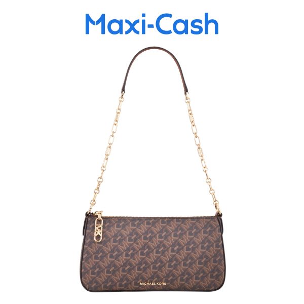 Michael Kors Chain-Link Shoulder Bag 32H3G8EW6B (Unused)