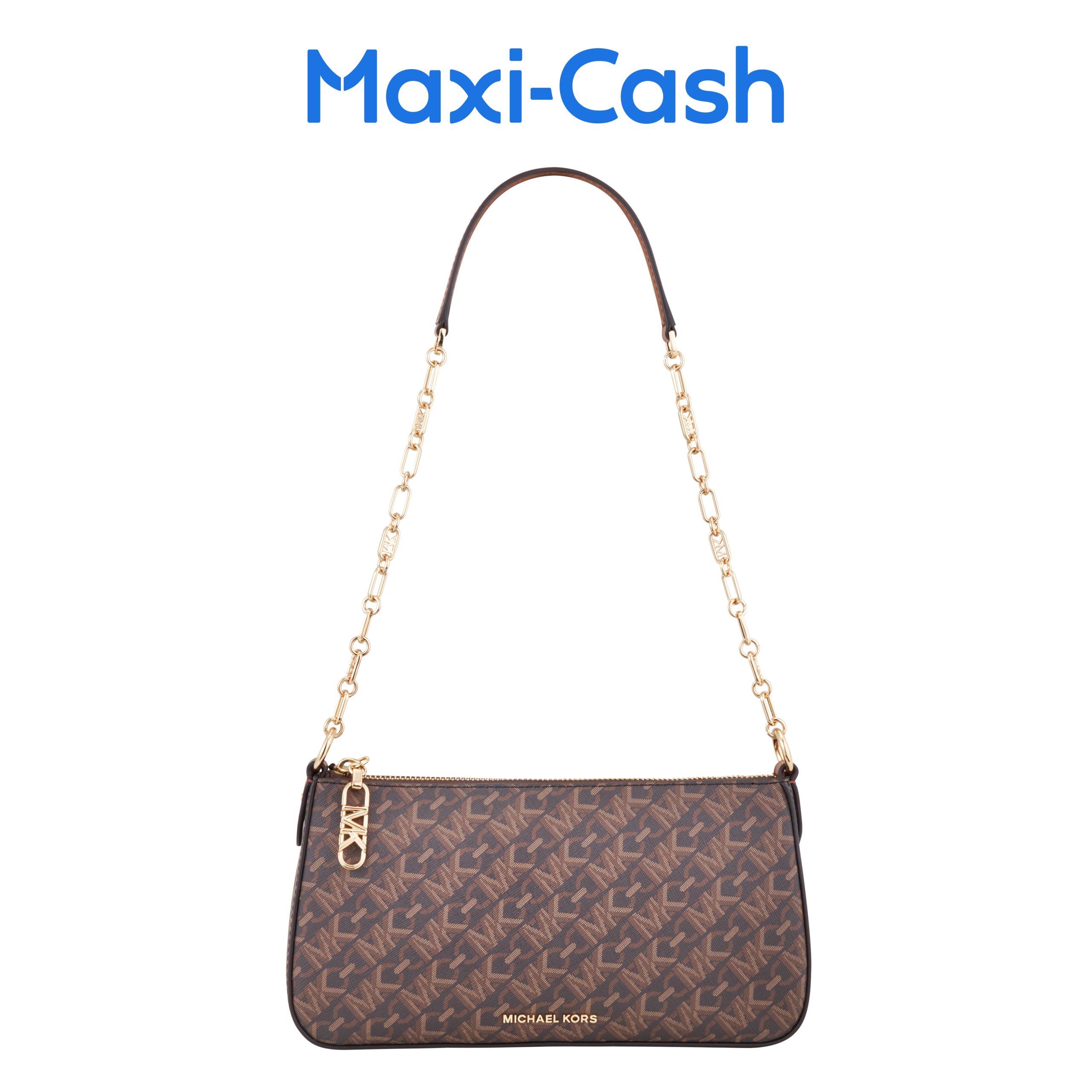 Michael Kors Chain-Link Shoulder Bag 32H3G8EW6B (Unused)