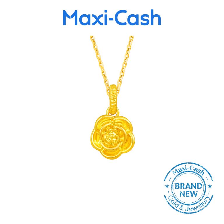 Bliss Rose Pendant in 916 Gold