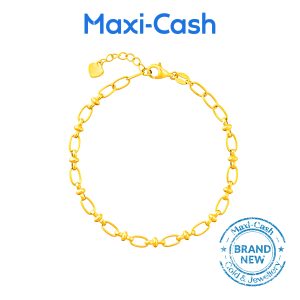 Aurum Knots Bracelet in 916 Gold