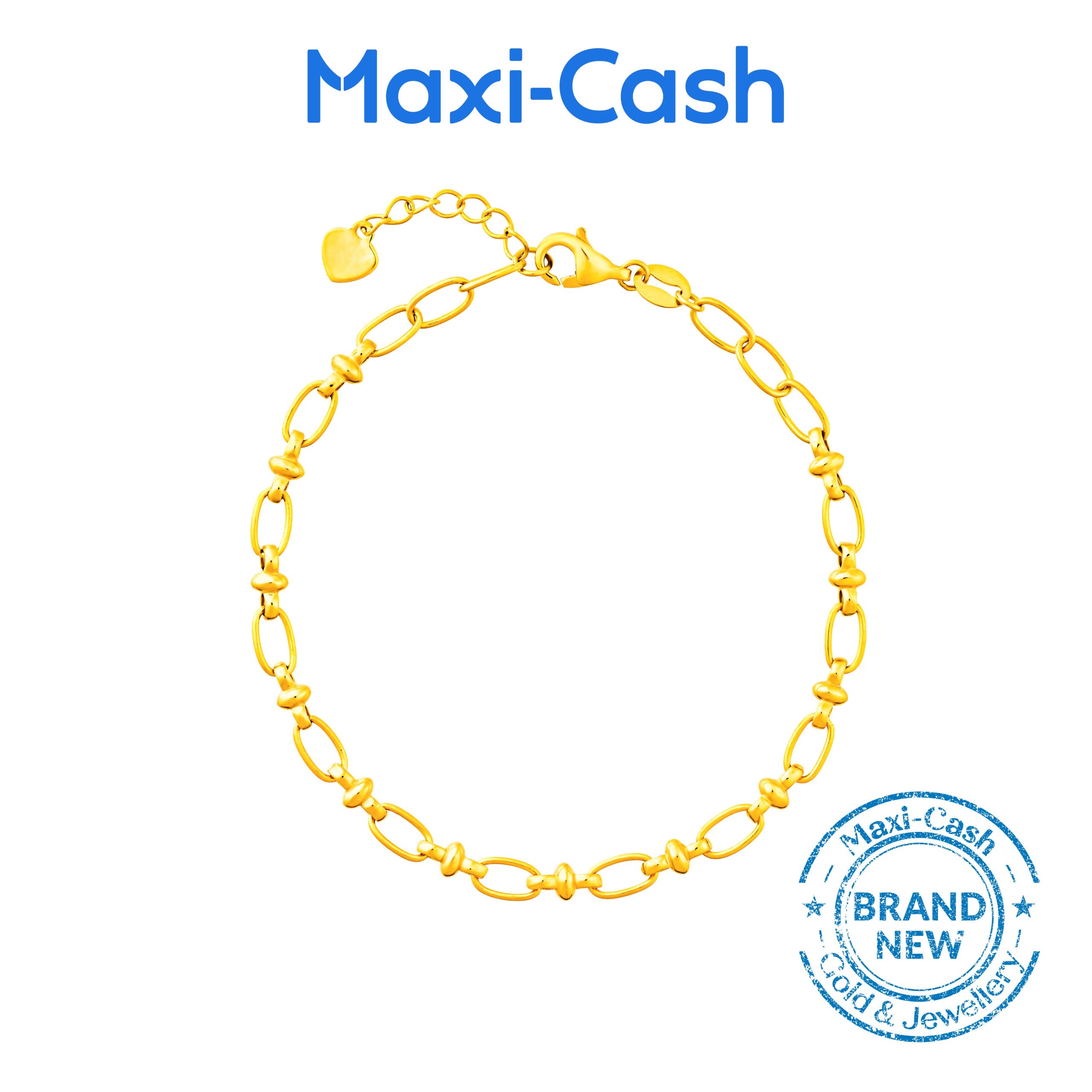 Aurum Knots Bracelet in 916 Gold