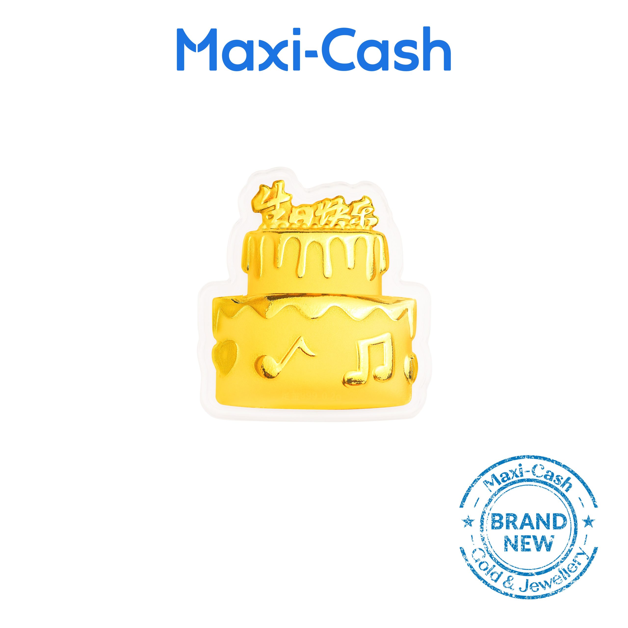 Happy Birthday Gold Coin in 999 Gold