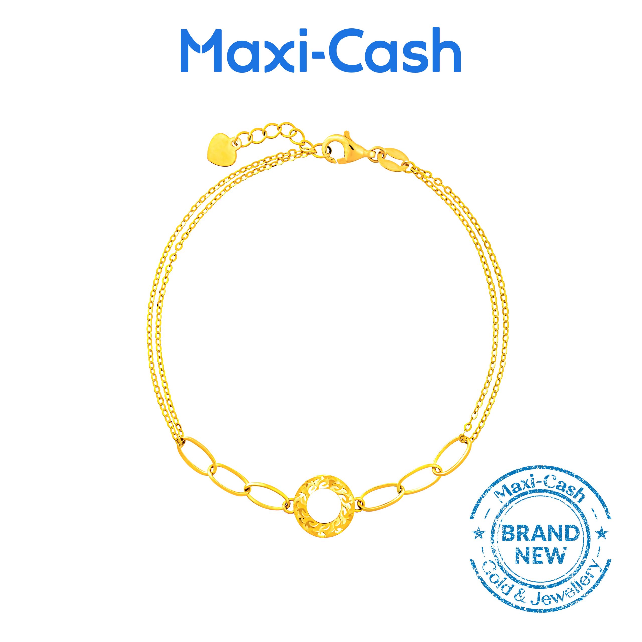 Aurelia Circlet Bracelet in 916 Gold