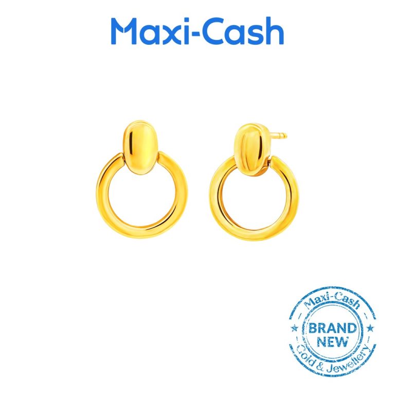 Circlet Earrings in 916 Gold