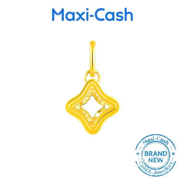 Golden Starlet Pendant in 916 Gold - Image 2