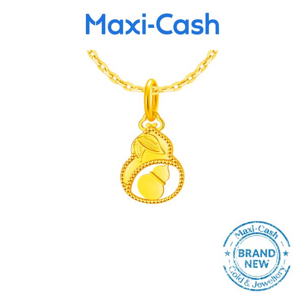 Harmony Happiness Gourd (Hulu) Pendant in 916 Gold