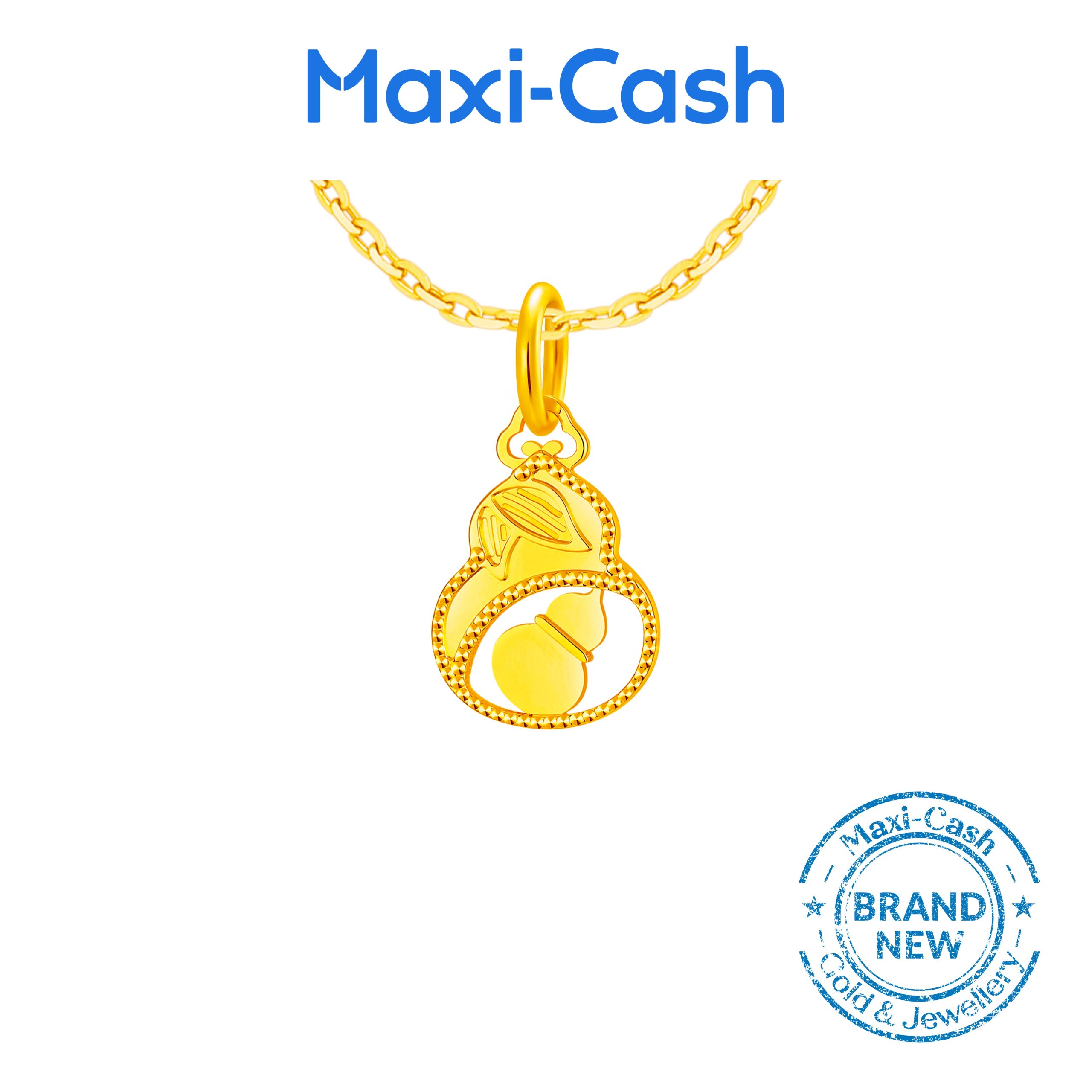 Harmony Happiness Gourd (Hulu) Pendant in 916 Gold