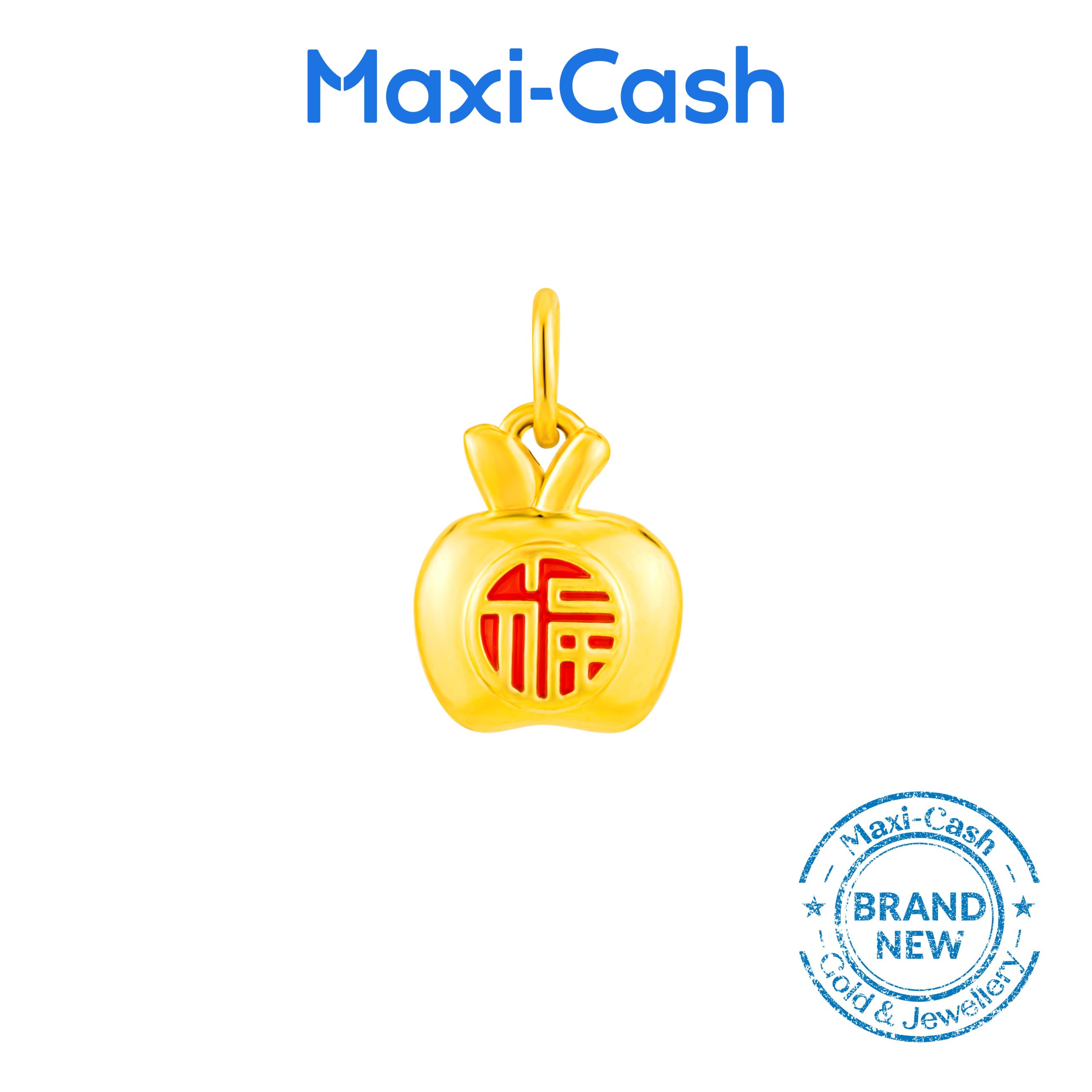 Fortune’s Apple Fantasi Charm in 999 Gold