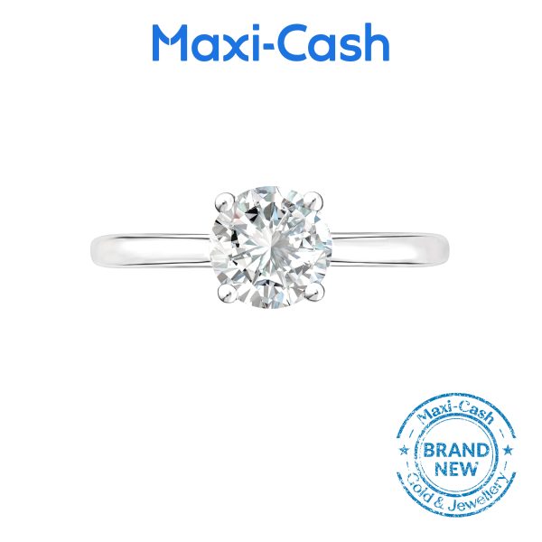 Stellara True Carat Nuevo Ring in 18K White Gold