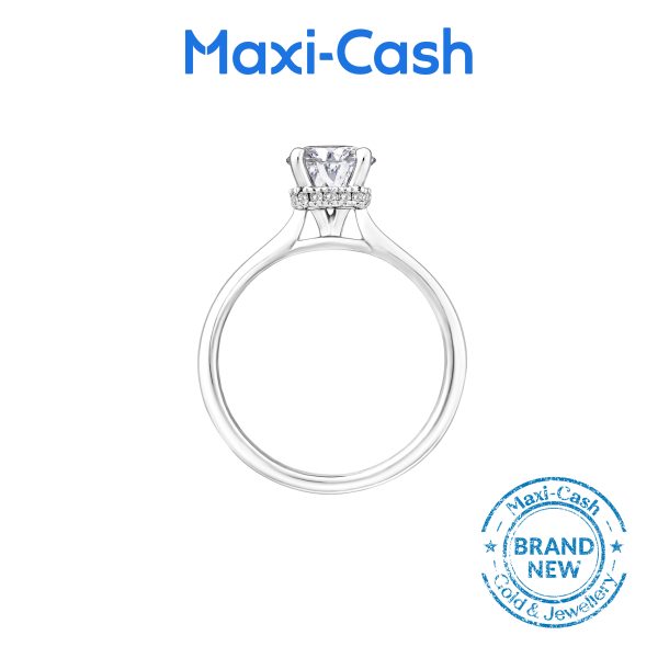 Stellara True Carat Nuevo Ring in 18K White Gold - Image 2