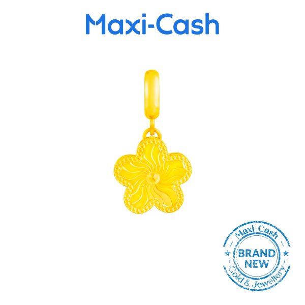 Periwinkle Bloom Pendant in 916 Gold - Image 2