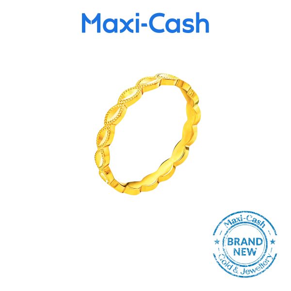 Radiant Drops Ring in 916 Gold