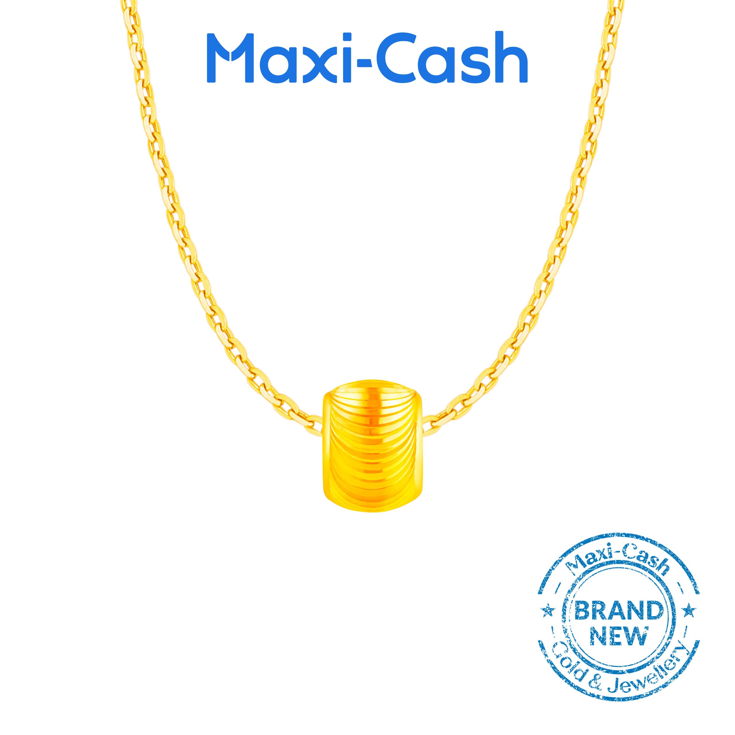 Golden Ripples Pendant in 916 Gold