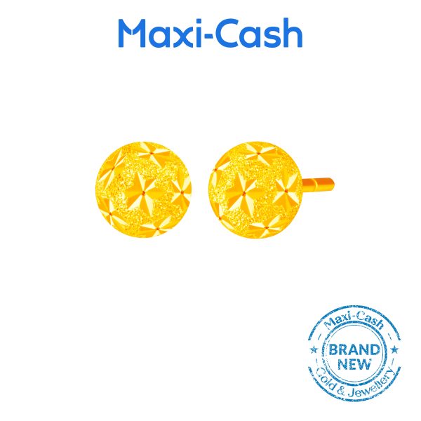 Starry Earrings in 916 Gold