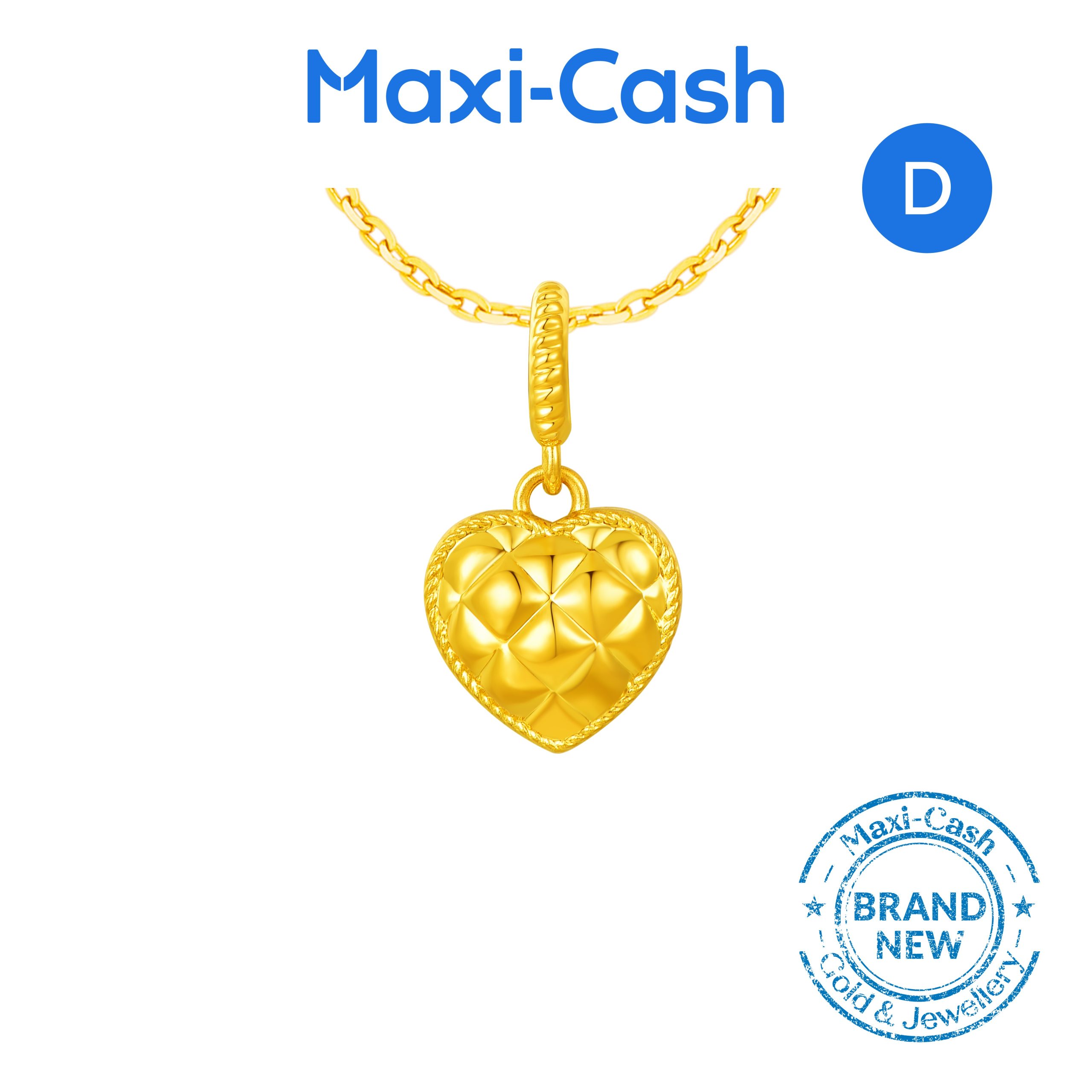 Buy 1 Get 3 Free (2 Pendants + 2 Chains) Pendants and Charms in 916 Gold - Image 5
