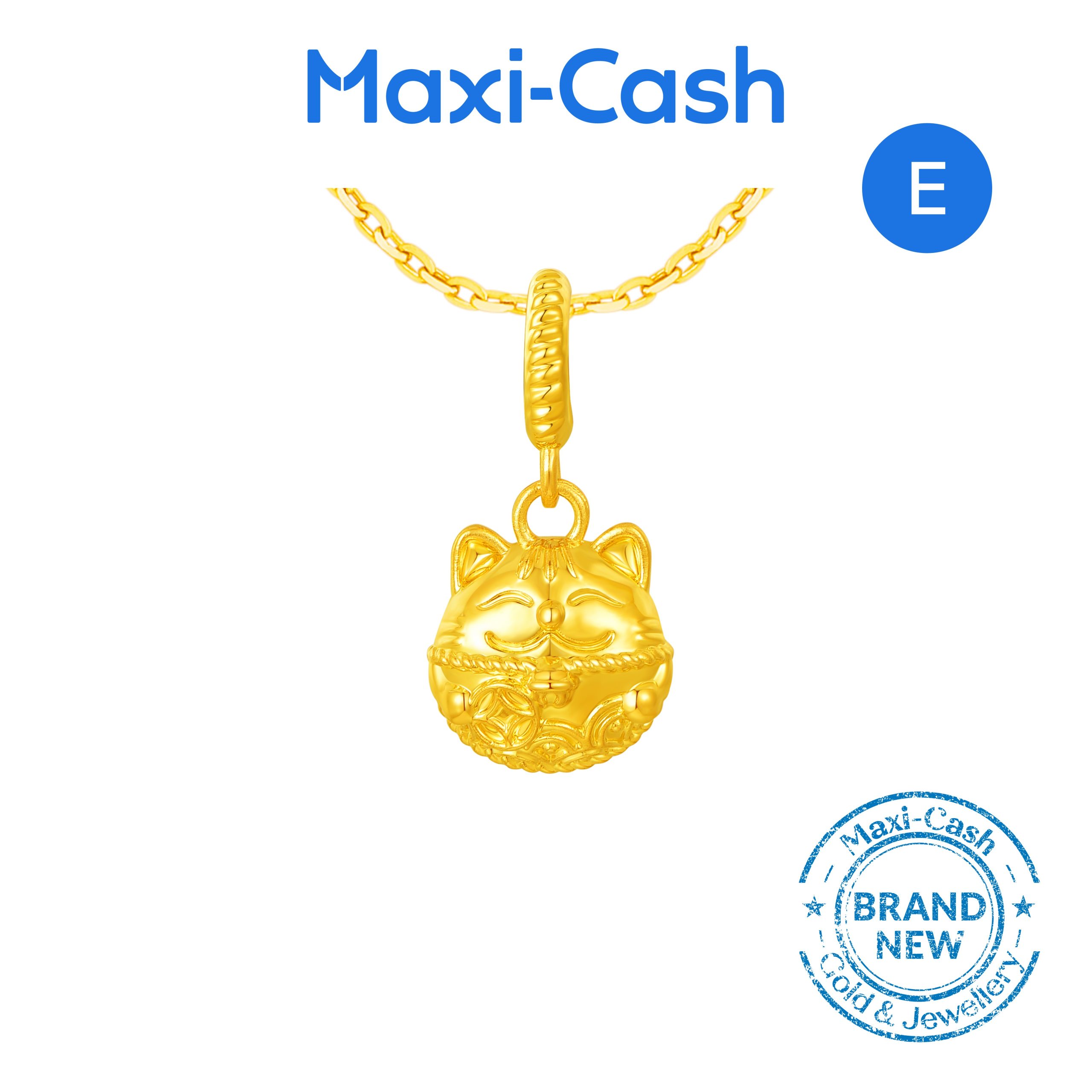 Buy 1 Get 3 Free (2 Pendants + 2 Chains) Pendants and Charms in 916 Gold - Image 6