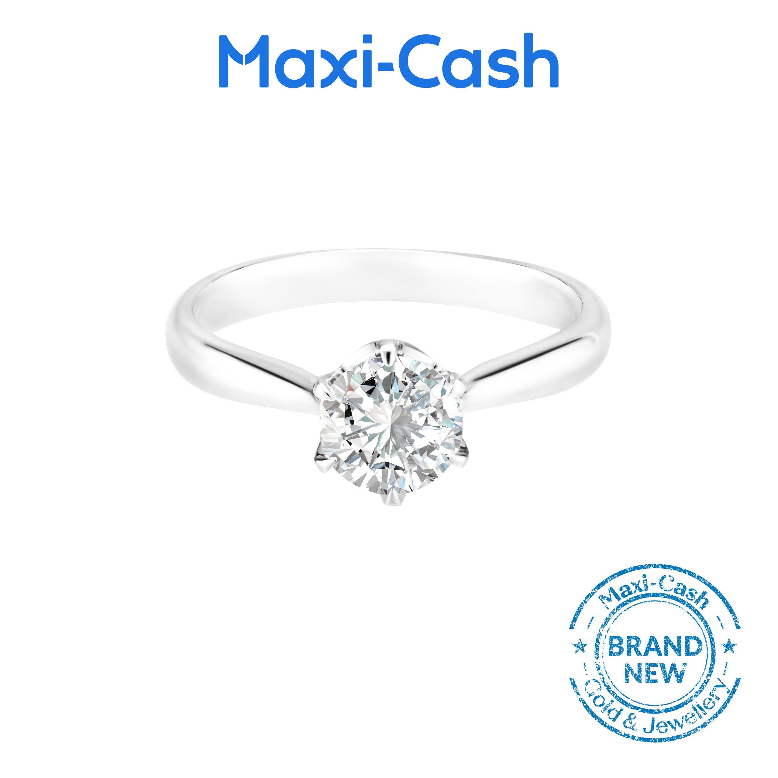 True Carat Diamond Eterna Ring in 14K White Gold - Image 2