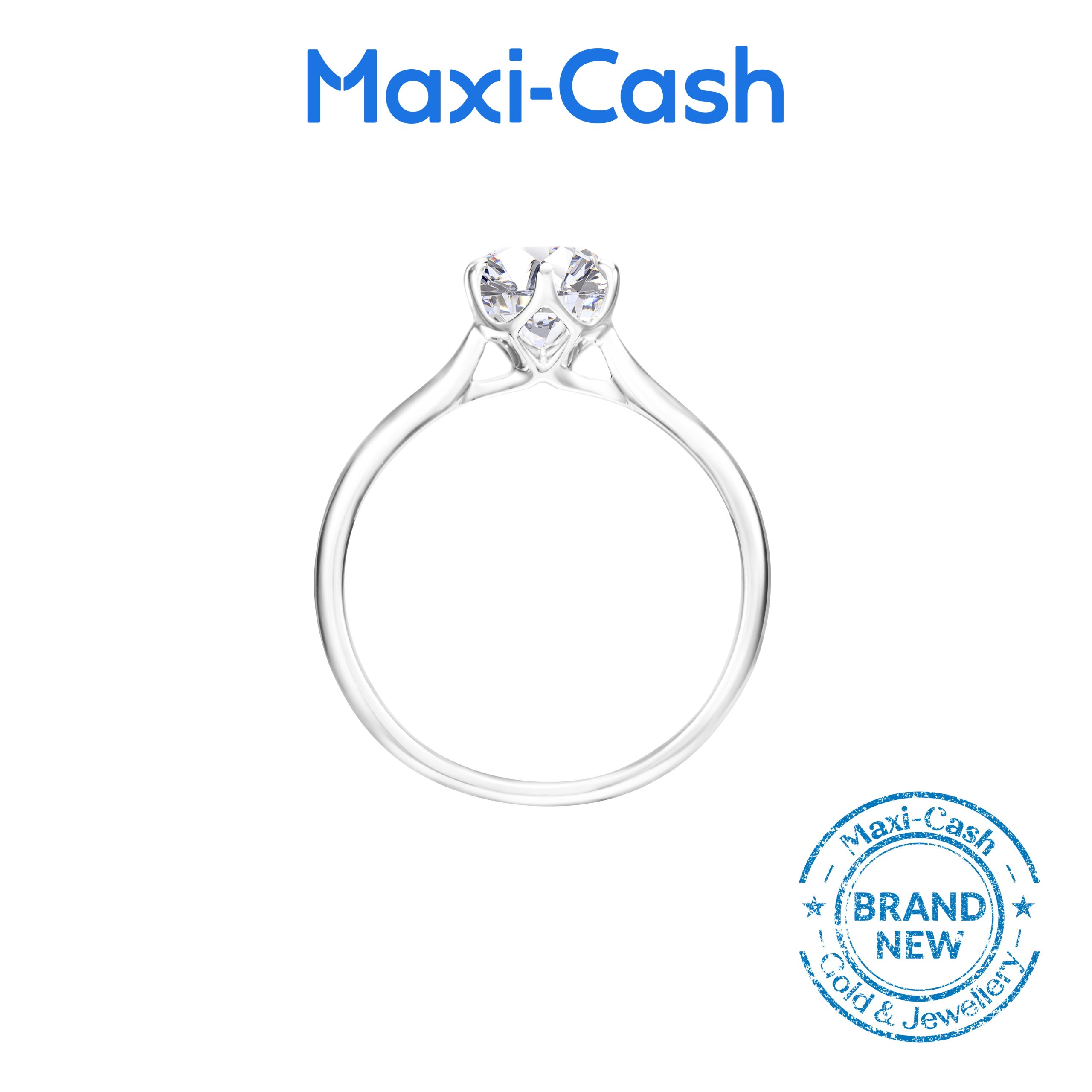 True Carat Diamond Eterna Ring in 14K White Gold - Image 3