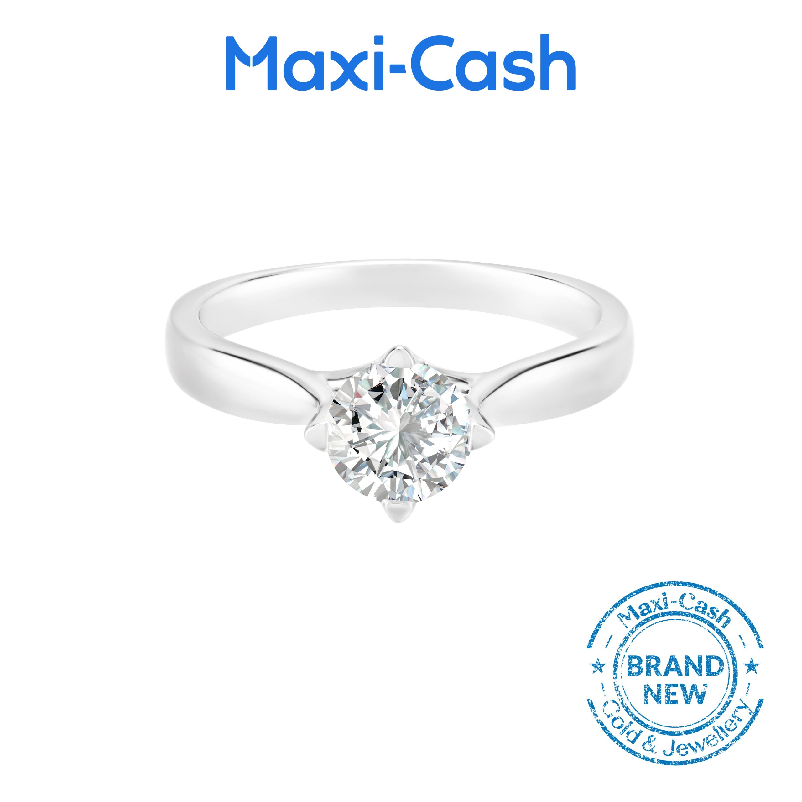 True Carat Diamond Fleura Ring in 14K White Gold - Image 2