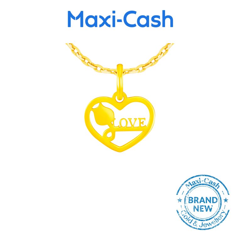 Blooming Love Pendant in 916 Gold