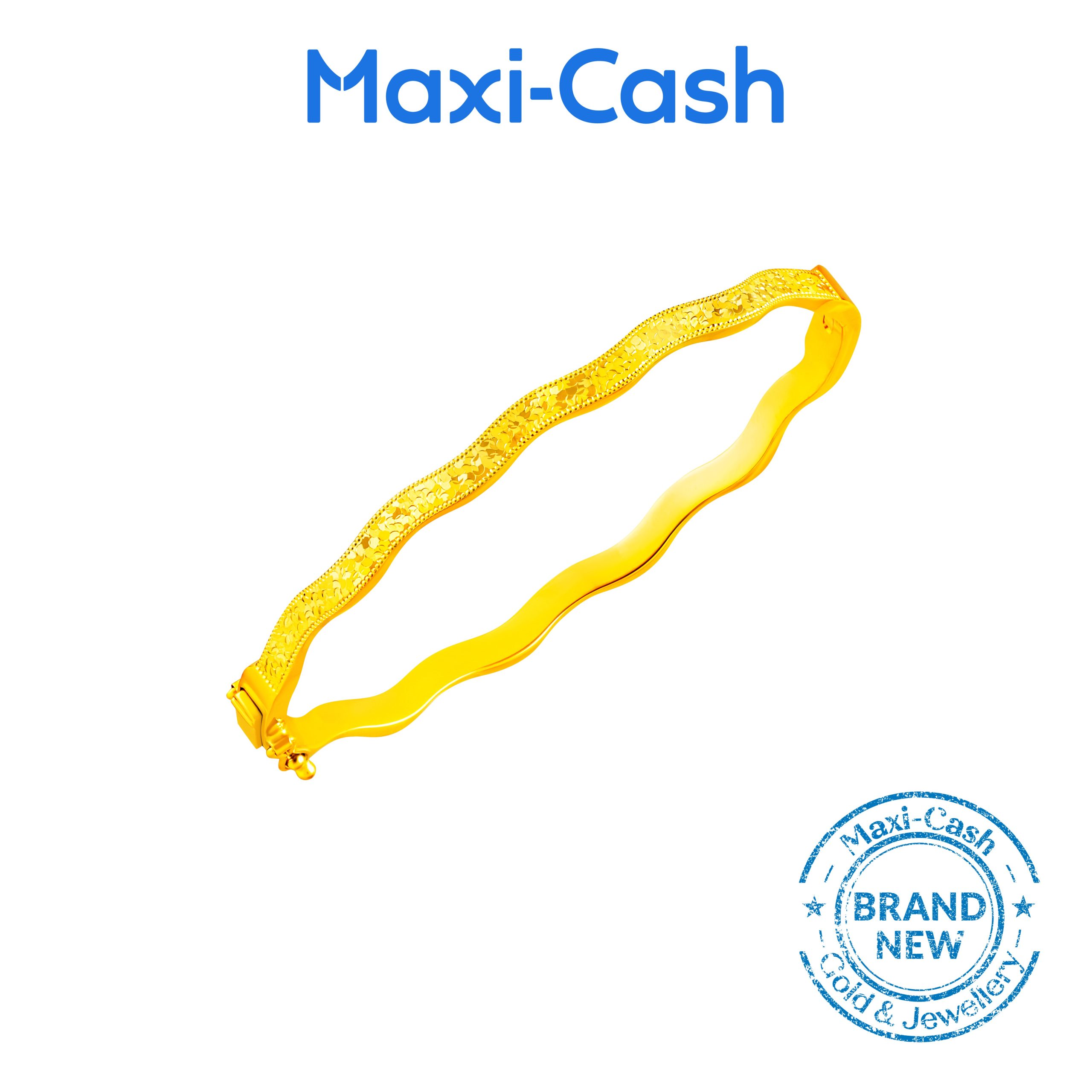 Golden Mirage Bangle in 916 Gold