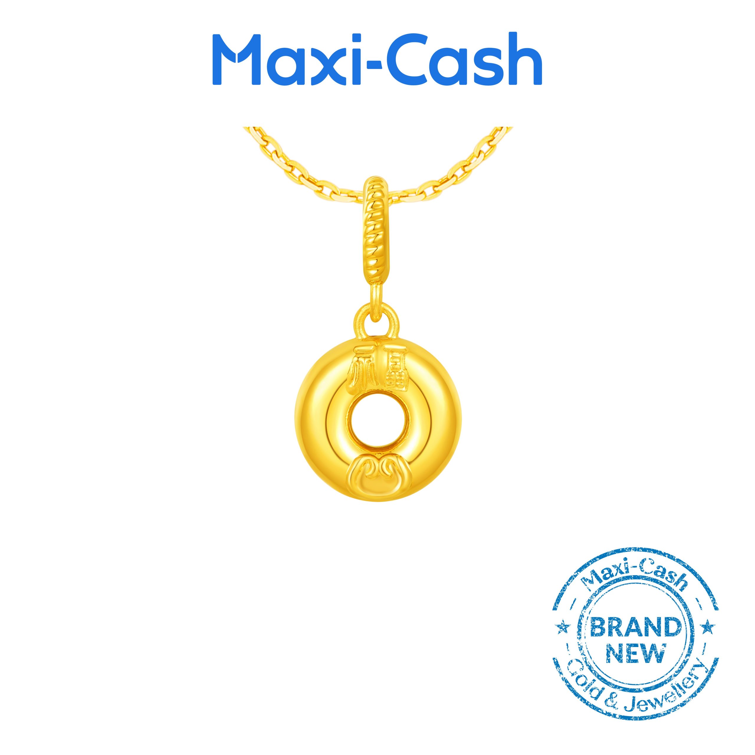 Fortune Ping An Pendant in 916 Gold