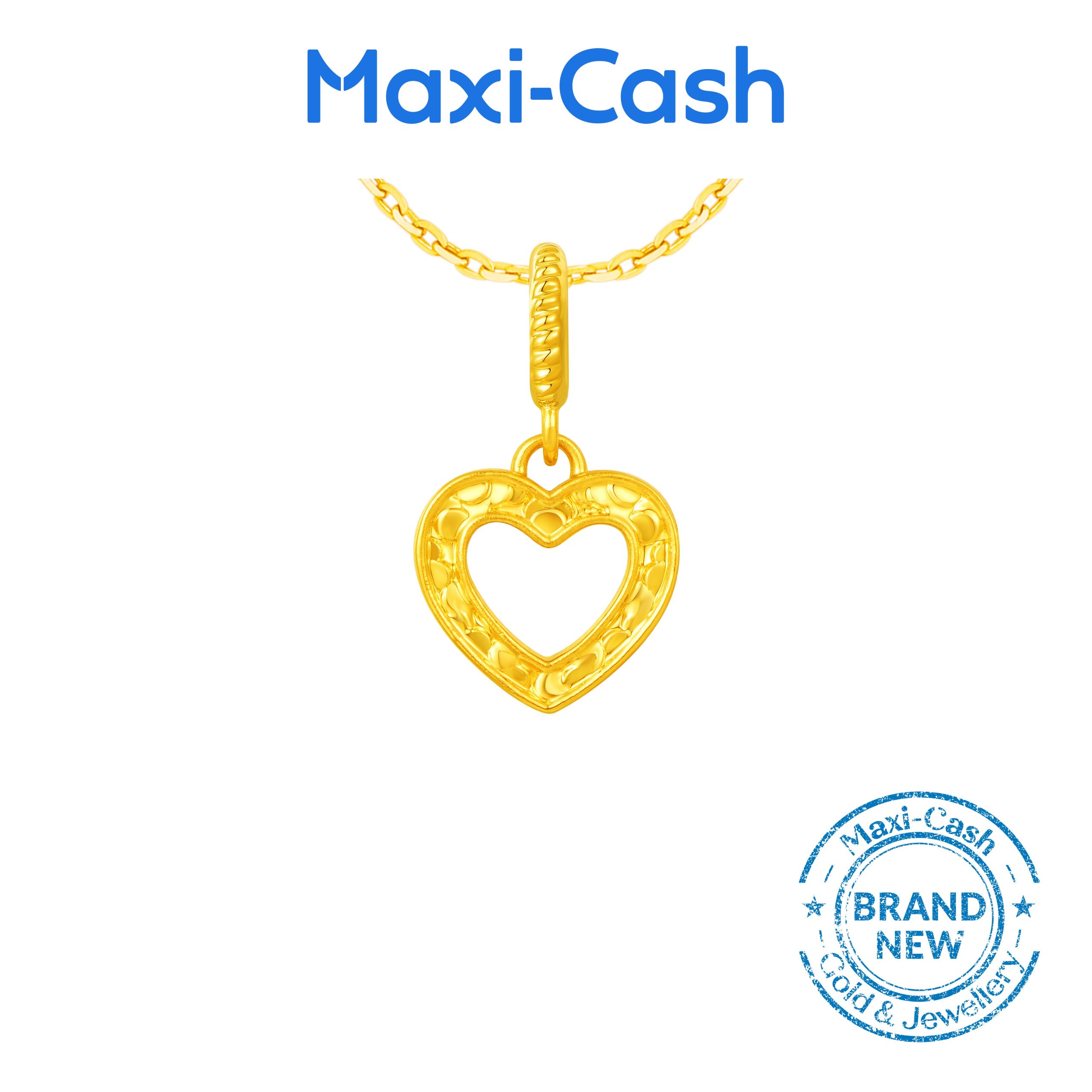 Eternal Heart Pendant in 916 Gold