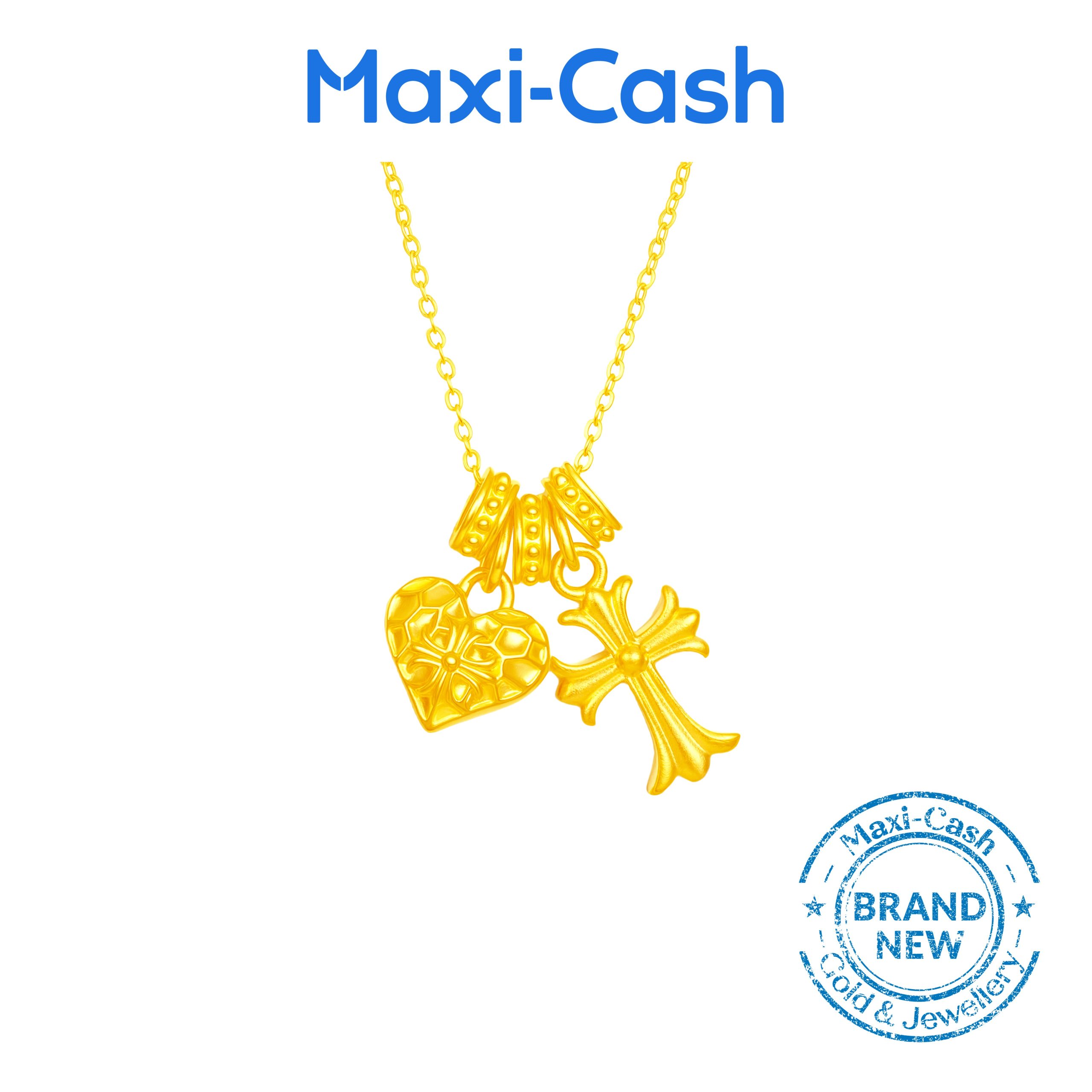 Sacred Love Necklace in 999 Gold