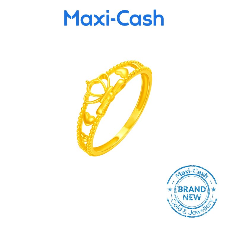 Crown Amour Ring in 916 Gold