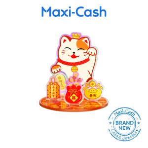 Get Rich Fortune Cat Collectible in 999 Gold