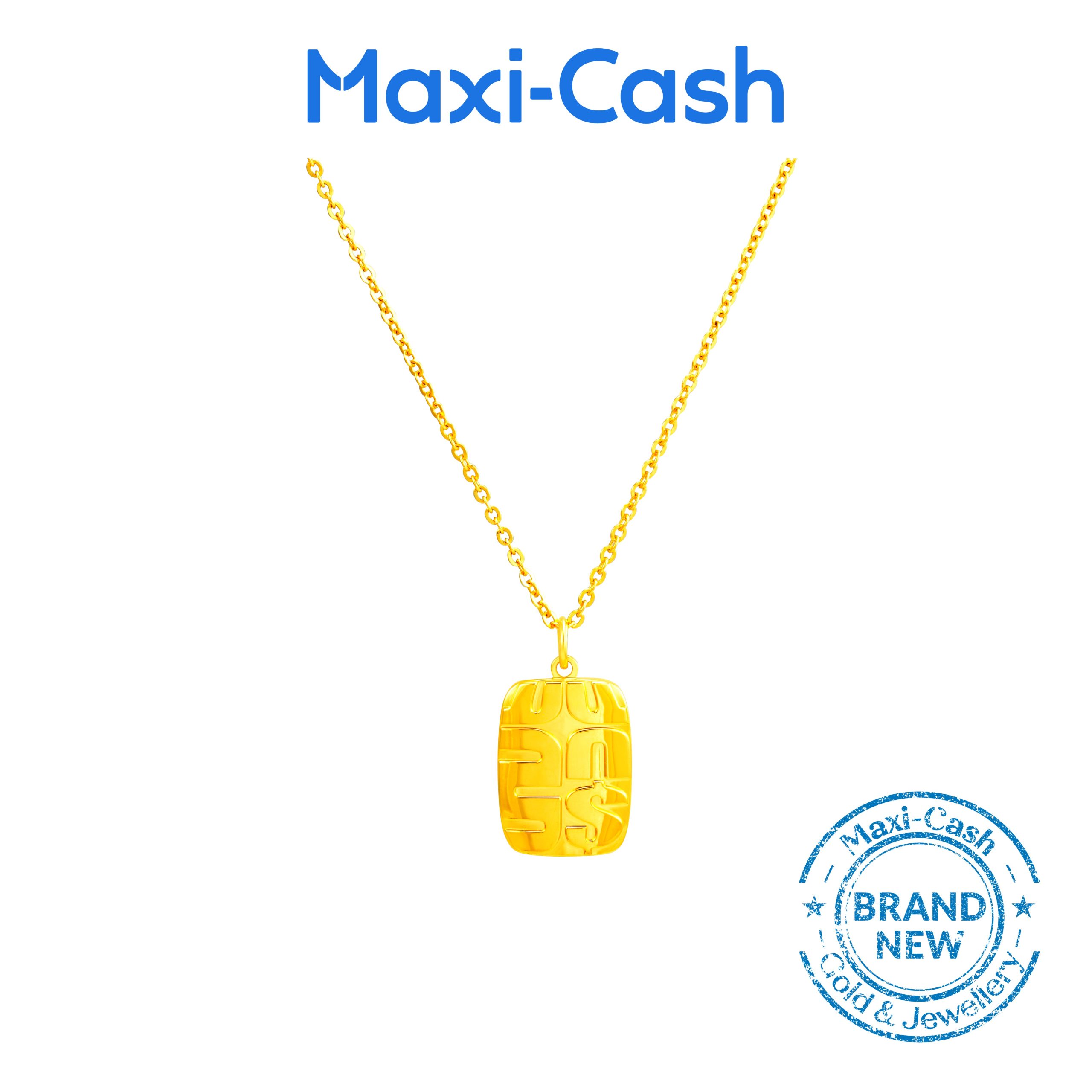 Modern Prosperity (FA) Necklace in 916 Gold