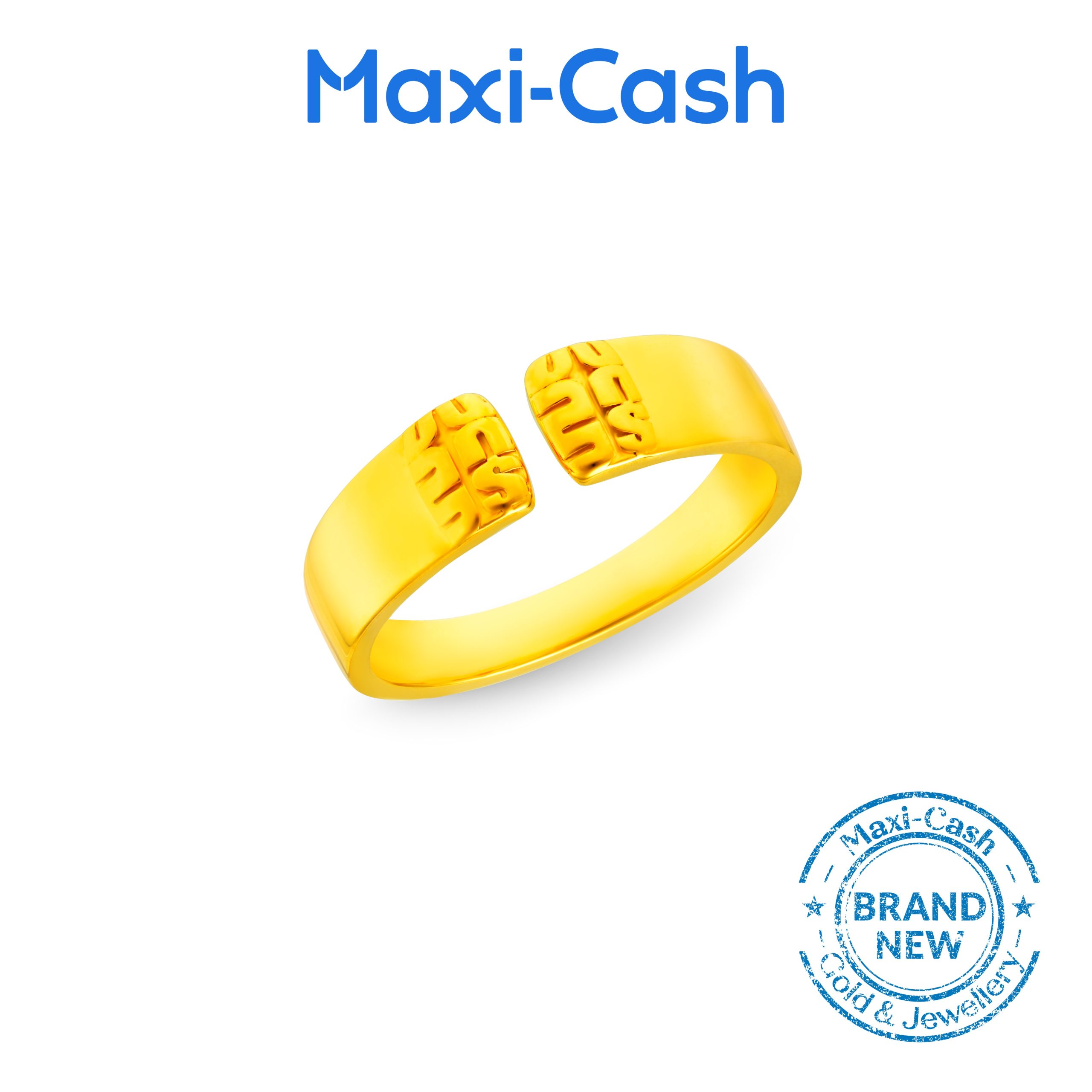 Modern Prosperity (FA) Ring in 916 Gold