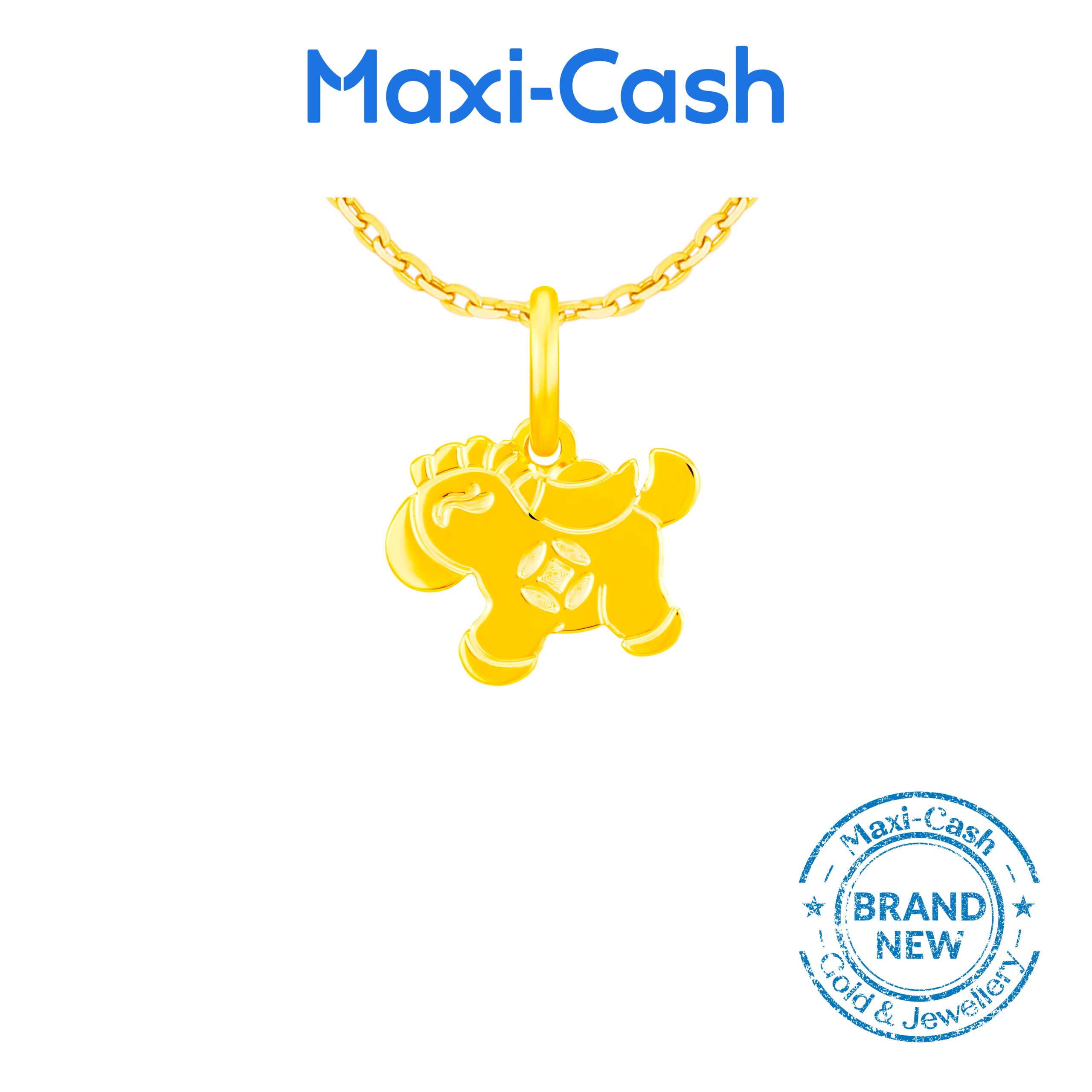 Instant Success Horse Pendant in 916 Gold