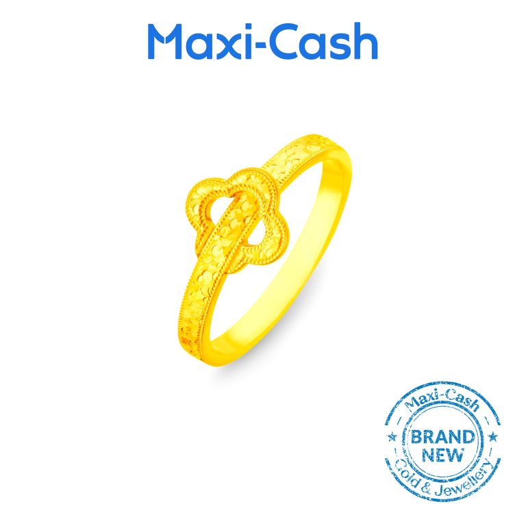 Abundant Blessings (Flower) Ring in 916 Gold