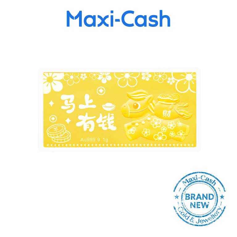 Swift Wealth Horse Gold Bar in 999 Gold