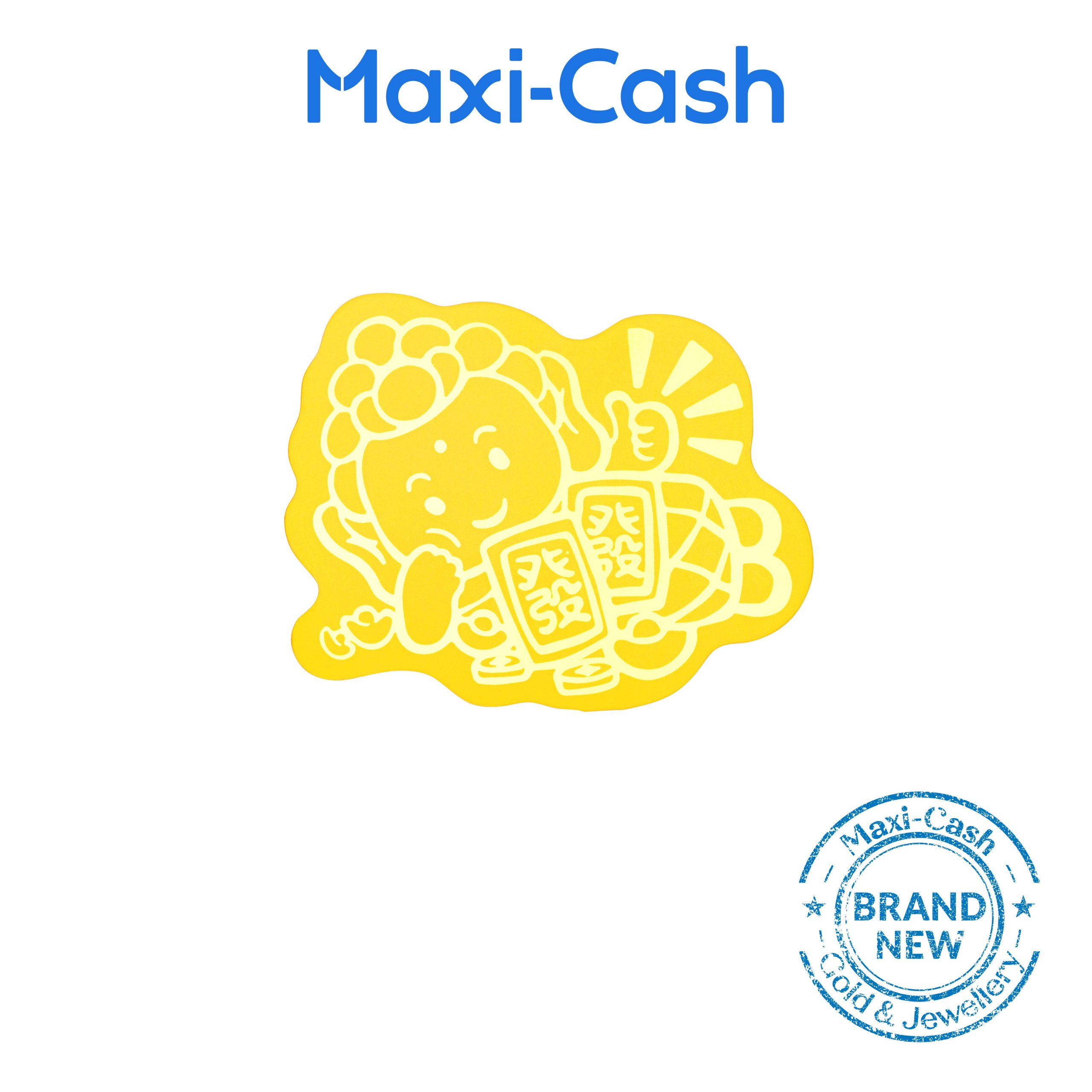 Daily Wealth Buddha Phone Sticker in 999 Gold