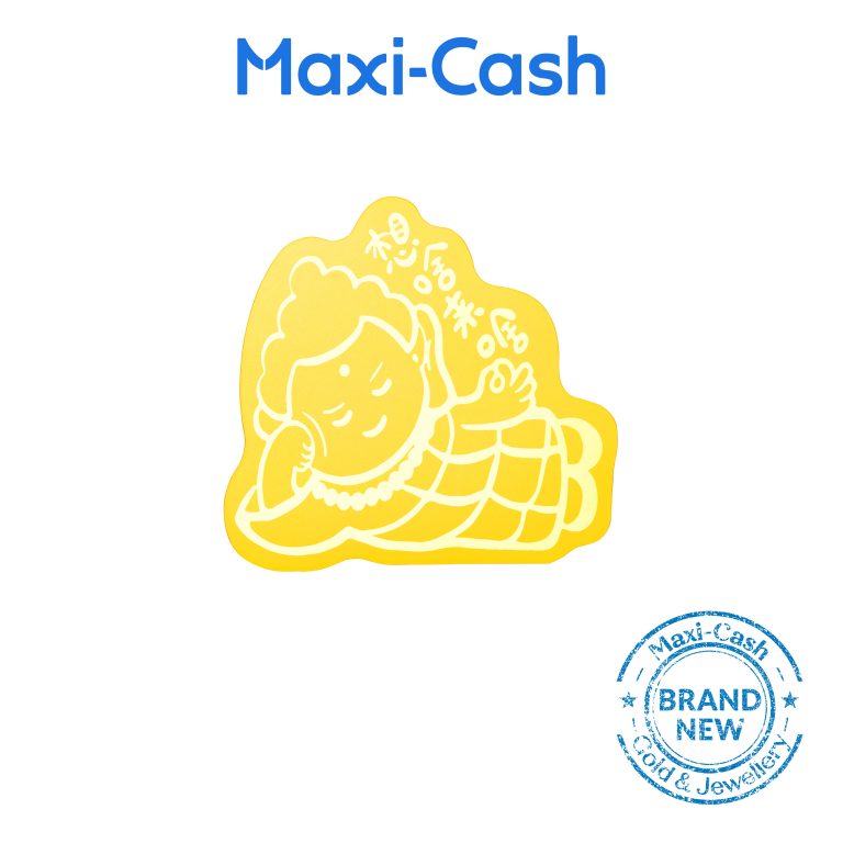 Amitabha Buddha Phone Sticker in 999 Gold