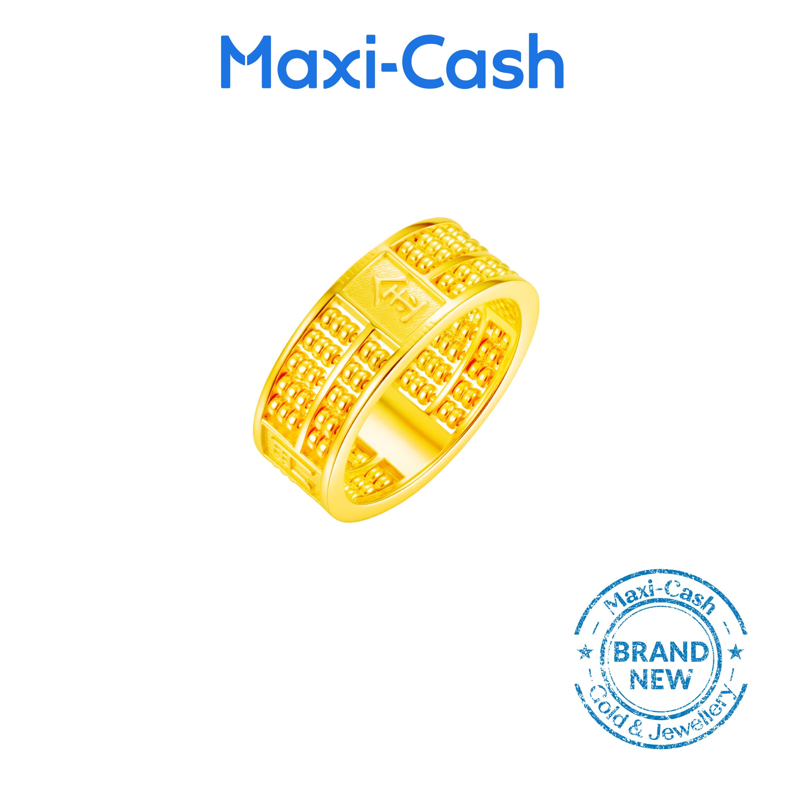 Abacus Ring in 916 Gold